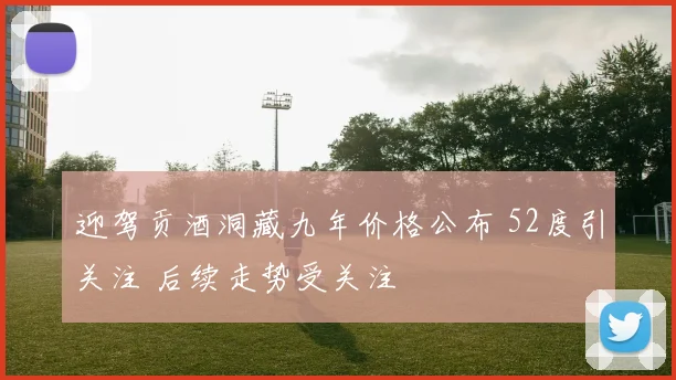 迎驾贡酒洞藏九年价格公布 52度引关注 后续走势受关注