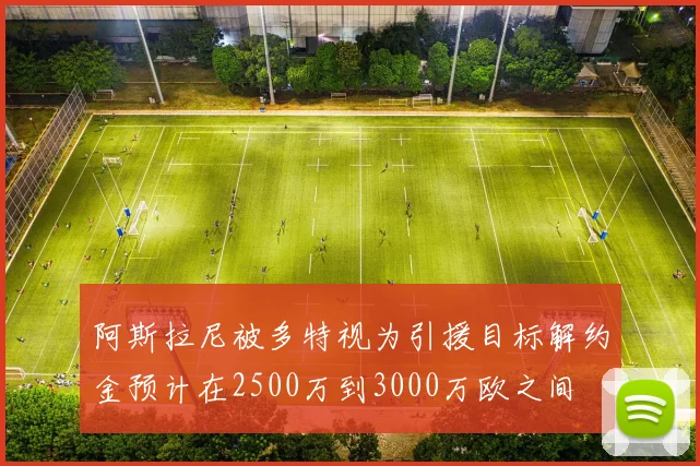 阿斯拉尼被多特视为引援目标解约金预计在2500万到3000万欧之间